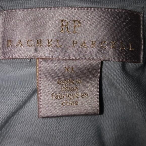 Rachel Parcell Eyelet Ruffle Detail Top Blue XL - Picture 5 of 7